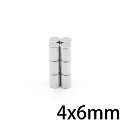 N35 - magnete al neodimio - disco forte - 4mm * 6mm