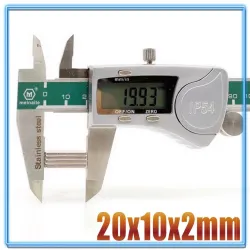 N35 - neodymium magneet - sterk blok - 20mm * 10mm * 2mmN35