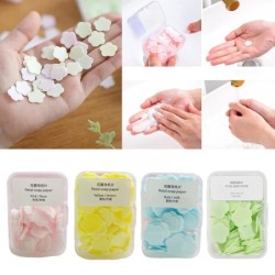 Désinfectant pour les mains jetable - tablettes de savon - forme de pétale