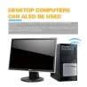 Trådløst Wi-Fi LAN - adapter med antenne - USB - 150Mbps
