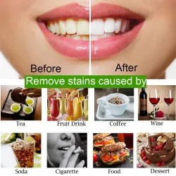 Blanqueamiento dentalCarbón activado natural para blanquear los dientes - polvo / cepillo de dientes