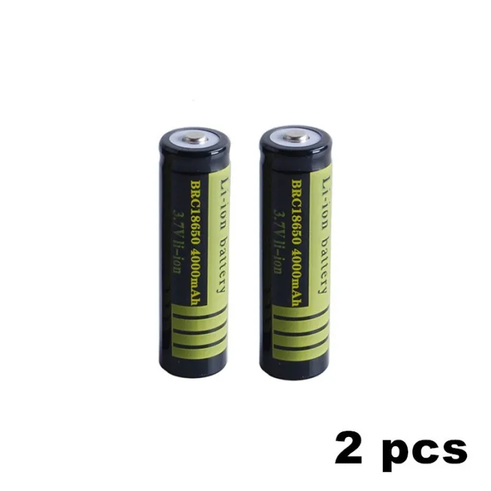 Originele 18650 Li-on accu - 3,7 V - 4000mAh - oplaadbaar - USB laderBatterijen
