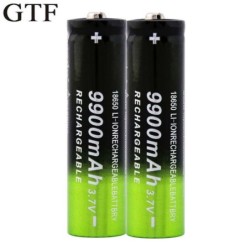 GTF - 18650 - 3,7V - 9900mAh - Bateria Li-on - recarregável