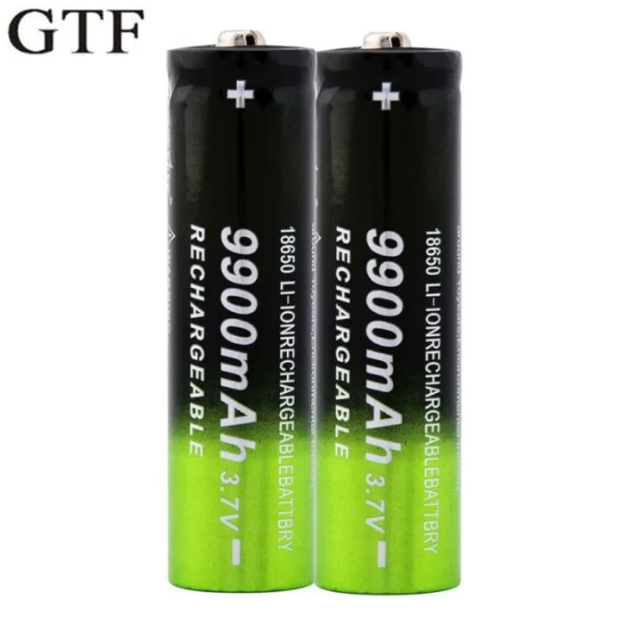 GTF - 18650 - 3,7V - 9900mAh - Li-on batteri - laddningsbart