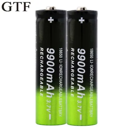 GTF - 18650 - 3.7V - 9900mAh - Batterie Li-on - rechargeable