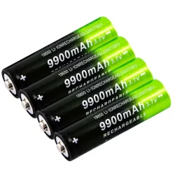 GTF - 18650 - 3.7V - 9900mAh - Batterie Li-on - rechargeable