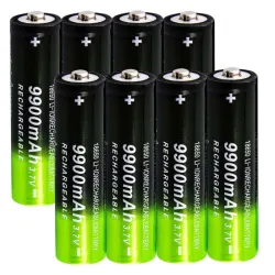 GTF - 18650 - 3,7V - 9900mAh - Li-on batteri - oppladbart