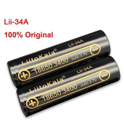 Originalt batteri - 18650 - 3,7V 3400mAh - genopladeligt