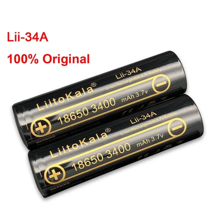 Original-Akku - 18650 - 3,7 V 3400 mAh - wiederaufladbar