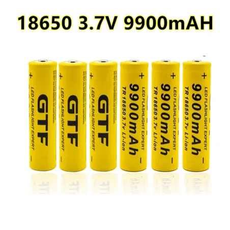 3,7 V - 9900mah - 18650 - Li-on akku - ladattava