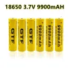 3,7 V - 9900mah - 18650 - Li-on akku - ladattava