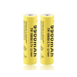 3.7V - 9900mah - 18650 - Batteria Li-on - ricaricabile
