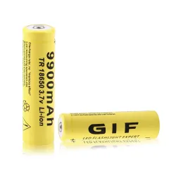 3,7 V - 9900mah - 18650 - Li-on akku - ladattava