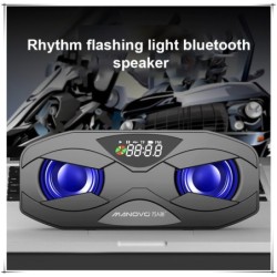 Altoparlante Bluetooth - Bassi potenti - Radio FM - Scheda TF - LED - Con display