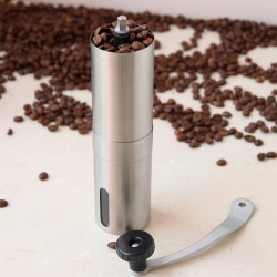 Mini manuel kaffekværn i rustfrit stål