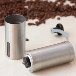 Mini manuel kaffekværn i rustfrit stål