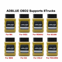 ADBlue avstängning - OBD2 OBDII emulator för Ford - Iveco - Benz - Man - Daf - Scania - Volvo - Renault lastbilar