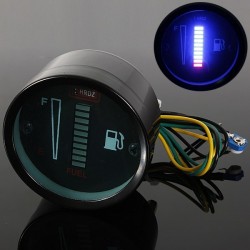 10 LED 12V - sensore di livello carburante moto / carometro - lega di alluminio