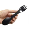 Multi-function stainless steel cutlery - spoon - fork - knife - bottle / can openerCutlery