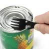 Multifunksjonsbestikk i rustfritt stål - skje - gaffel - kniv - flaske / boksåpner