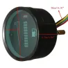 10 LED 12V - capteur de niveau de carburant moto / caromètre - alliage d'aluminium