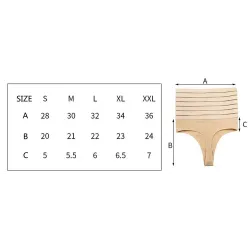 Compressão da barriga pós-parto - calcinha emagrecedora - cintura alta - sem costura