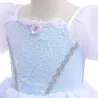 Prinsesse blå kjole - pige kostume