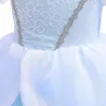 Prinsesse blå kjole - pige kostume