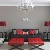 Modern 3D wall clock - LED - digital alarm clock - with lightClocks