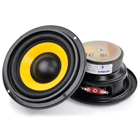 Woofer da 4 pollici - altoparlante per auto - 4 Ohm / 8 Ohm - 20W 2 pezzi