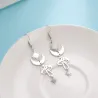 Trendy long earrings - mushroom / stars / moonEarrings