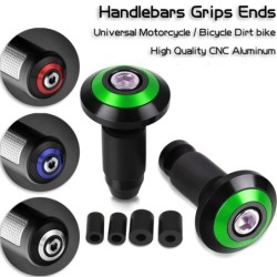 Hand Grips & EndTerminales universales para manillar de moto - aluminio