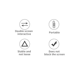 Computer / laptop screen phone holder - adjustableHolders