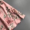 Camisa de pijama floral sexy - minivestido