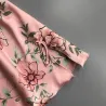 Sexet blomstret nattøjsskjorte - minikjole