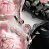 Sexig blommig sovkläderskjorta - miniklänning
