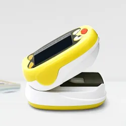 YK K1 - pediatrisk fingeroksymeter - puls / blod oksygen / metningsmåler - for barn