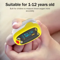 YK K1 - pediatric finger oximeter - pulse / blood oxygen / saturation meter - for kidsMeasuring instruments