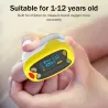 YK K1 - pediatrisk fingeroksymeter - puls / blod oksygen / metningsmåler - for barn