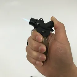 Briquet à gaz transparent - rechargeable