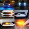 Bande de phare de voiture universelle - DRL - lumière LED - étanche - 2 pièces
