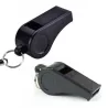 Sifflet d'arbitre de sport - avec cordon - alliage d'aluminium