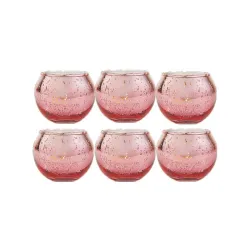 Dekorativ lysestage i glas