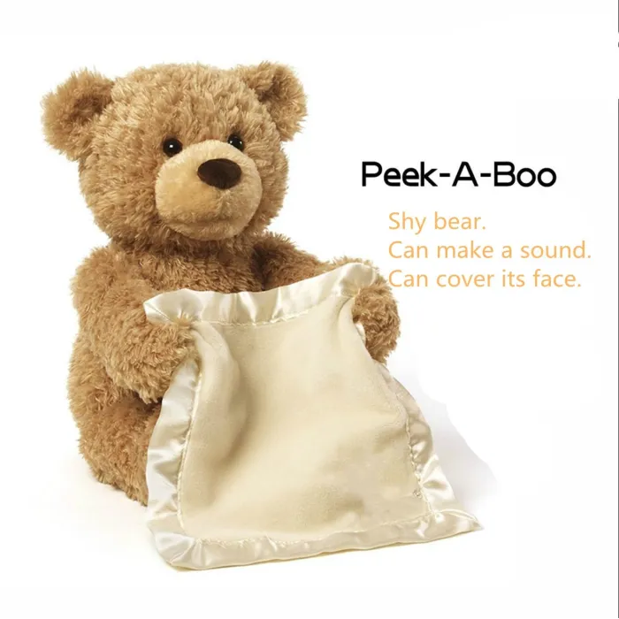 Ours Peekaboo - peluche parlante