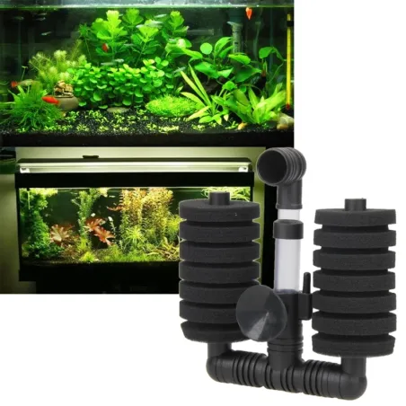 Akvarieskimmer - biokjemisk svampfilter - luftpumpe