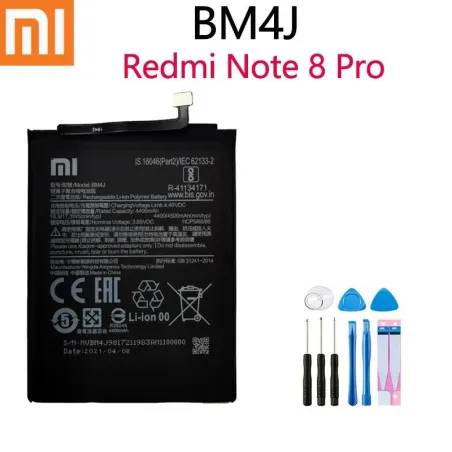 Xiaomi Redmi Note 8 Pro - batteria originale BM4J - 4500mAh - con attrezzi
