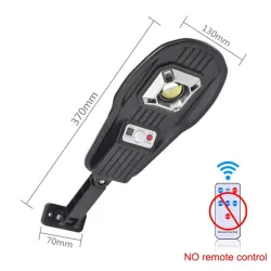 Solcellegatelys - LED vegglampe - COB - 3-modus - bevegelsessensor - vanntett
