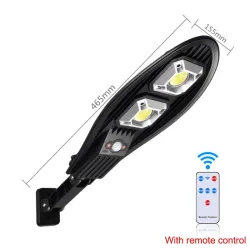 Solcellegatelys - LED vegglampe - COB - 3-modus - bevegelsessensor - vanntett