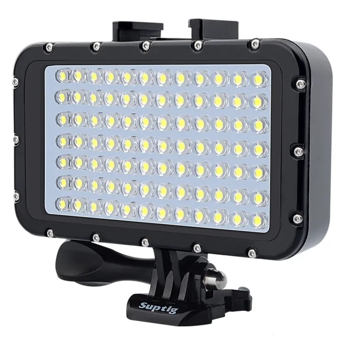 Ultrakirkas LED-lamppu - 50M vedenpitävä vedenalainen - GoPro / Canon / SLR-kameroihin