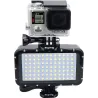 Lampe LED ultra lumineuse - 50M étanche sous l'eau - pour caméras GoPro / Canon / SLR